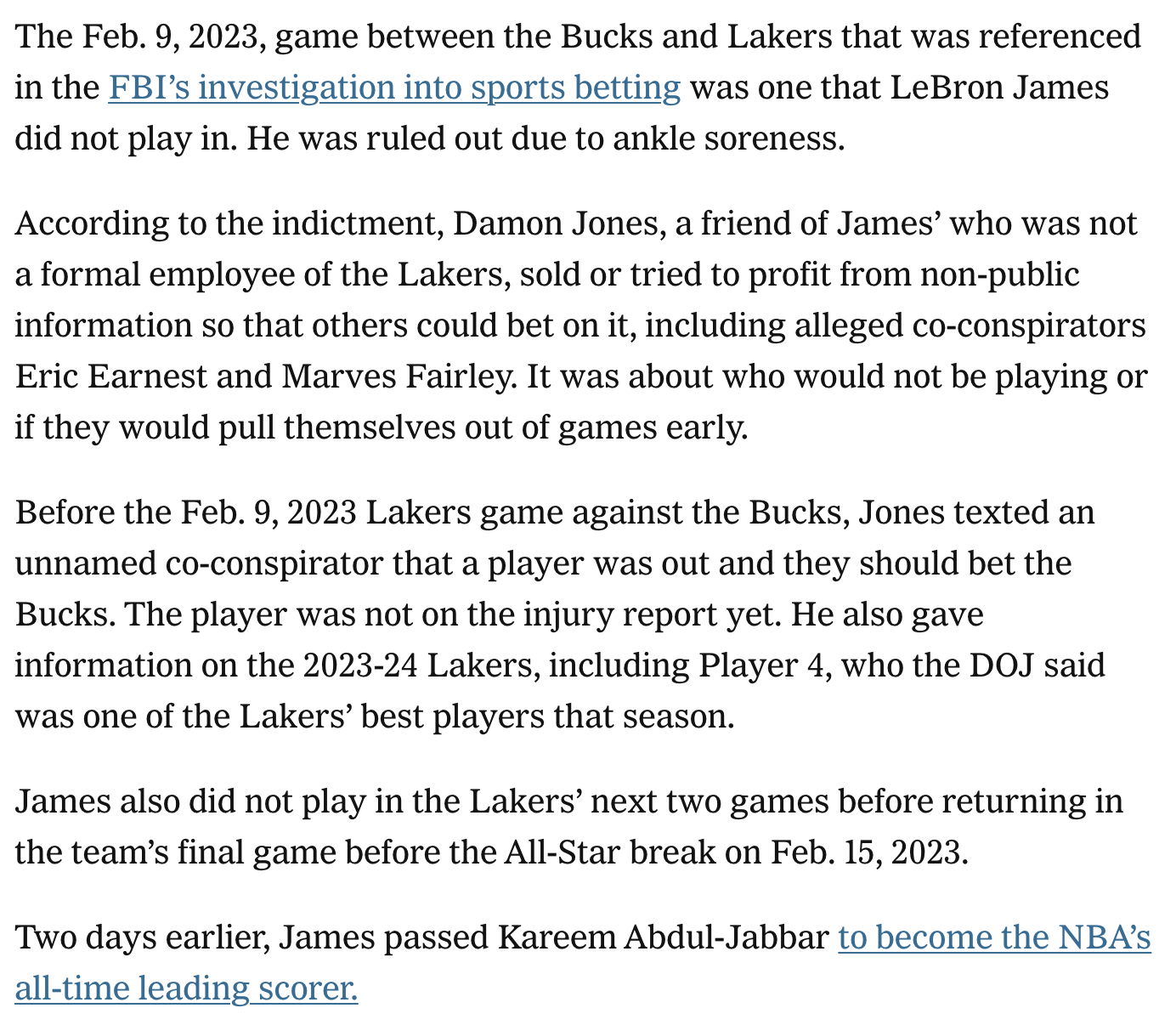 末前湖人的, 詹姆斯没有 末前湖人的, 詹姆斯没有